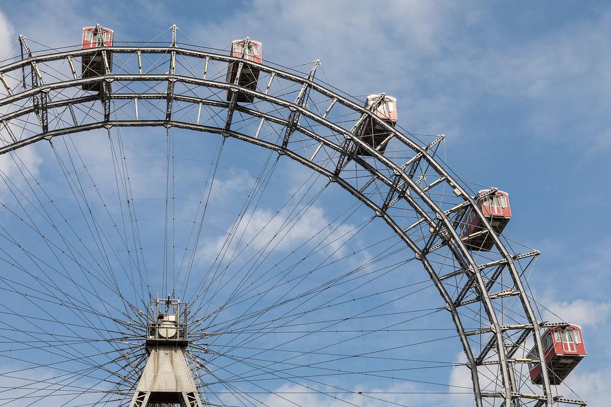Prater and the Riesenrad Vienna