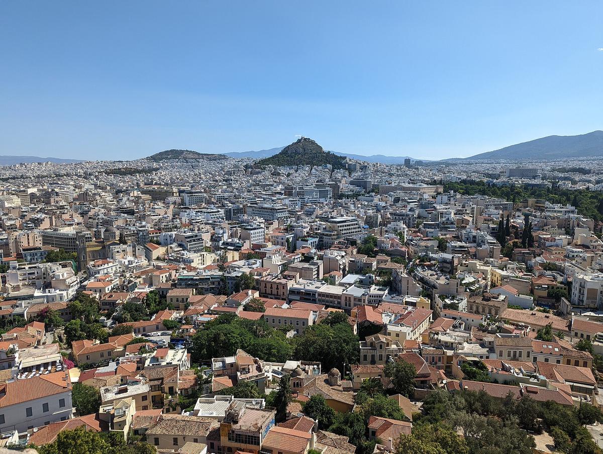 Athens city view