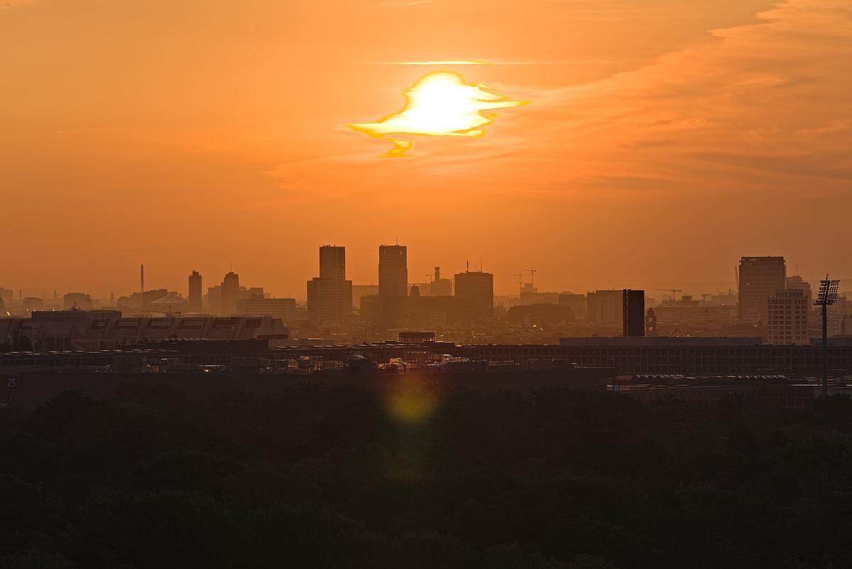 Berlin city view