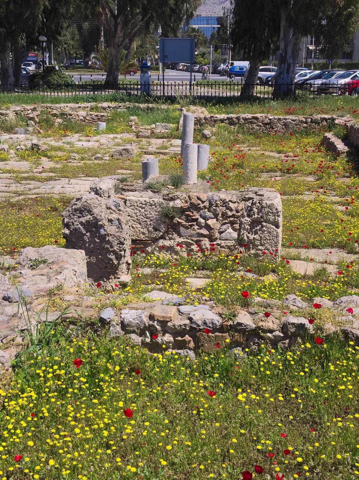 Athens spring ruins