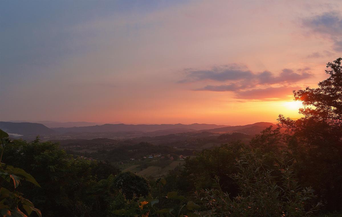 Serbian countryside summer