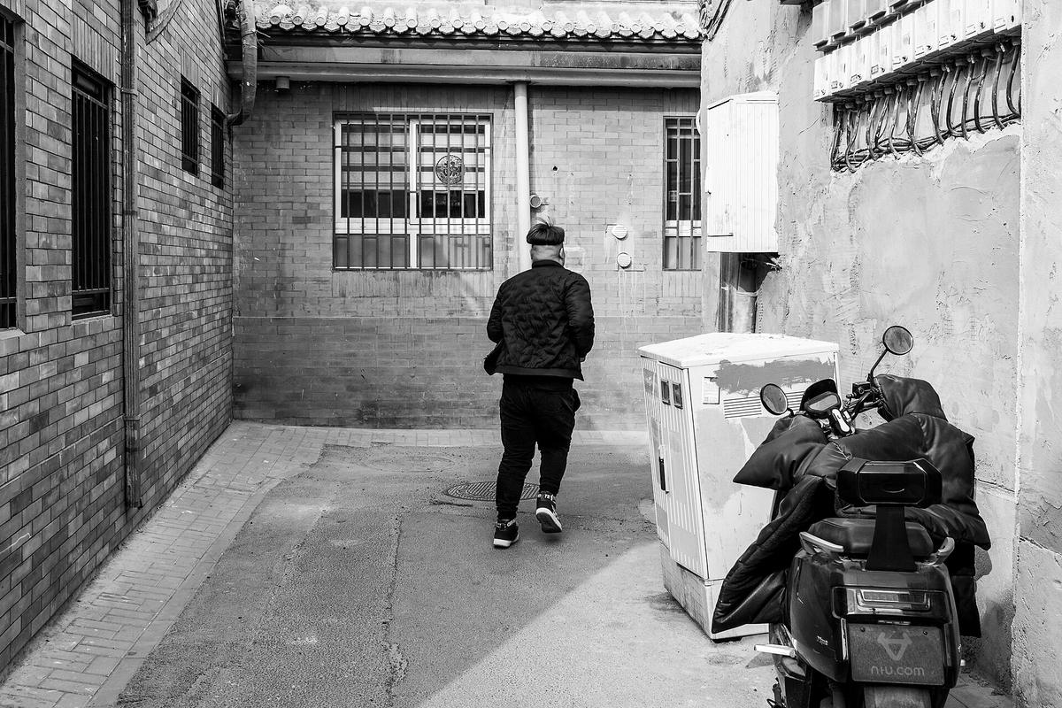 Beijing hutong winter
