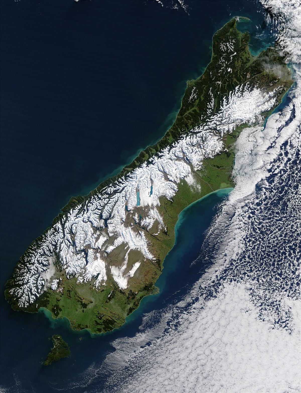 New Zealand South Island mountains
