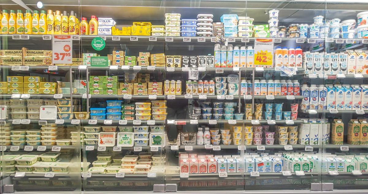 Swedish supermarket aisle