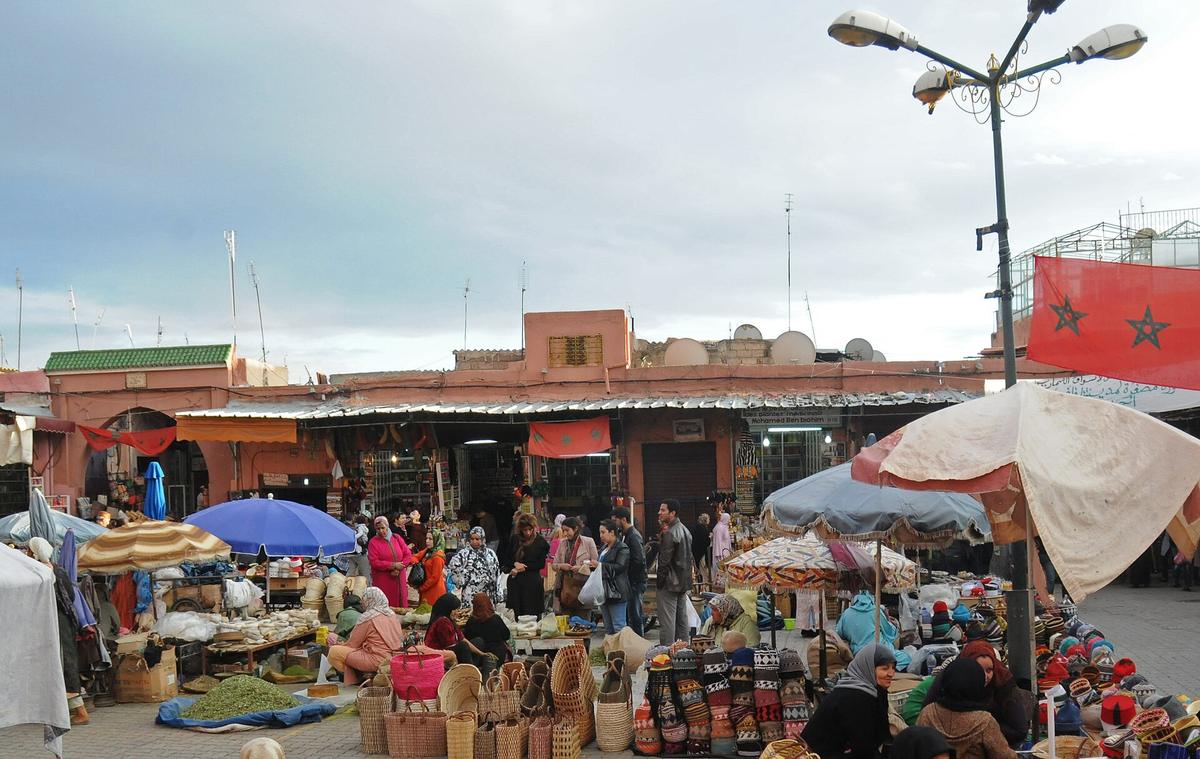 Marrakesh souk market