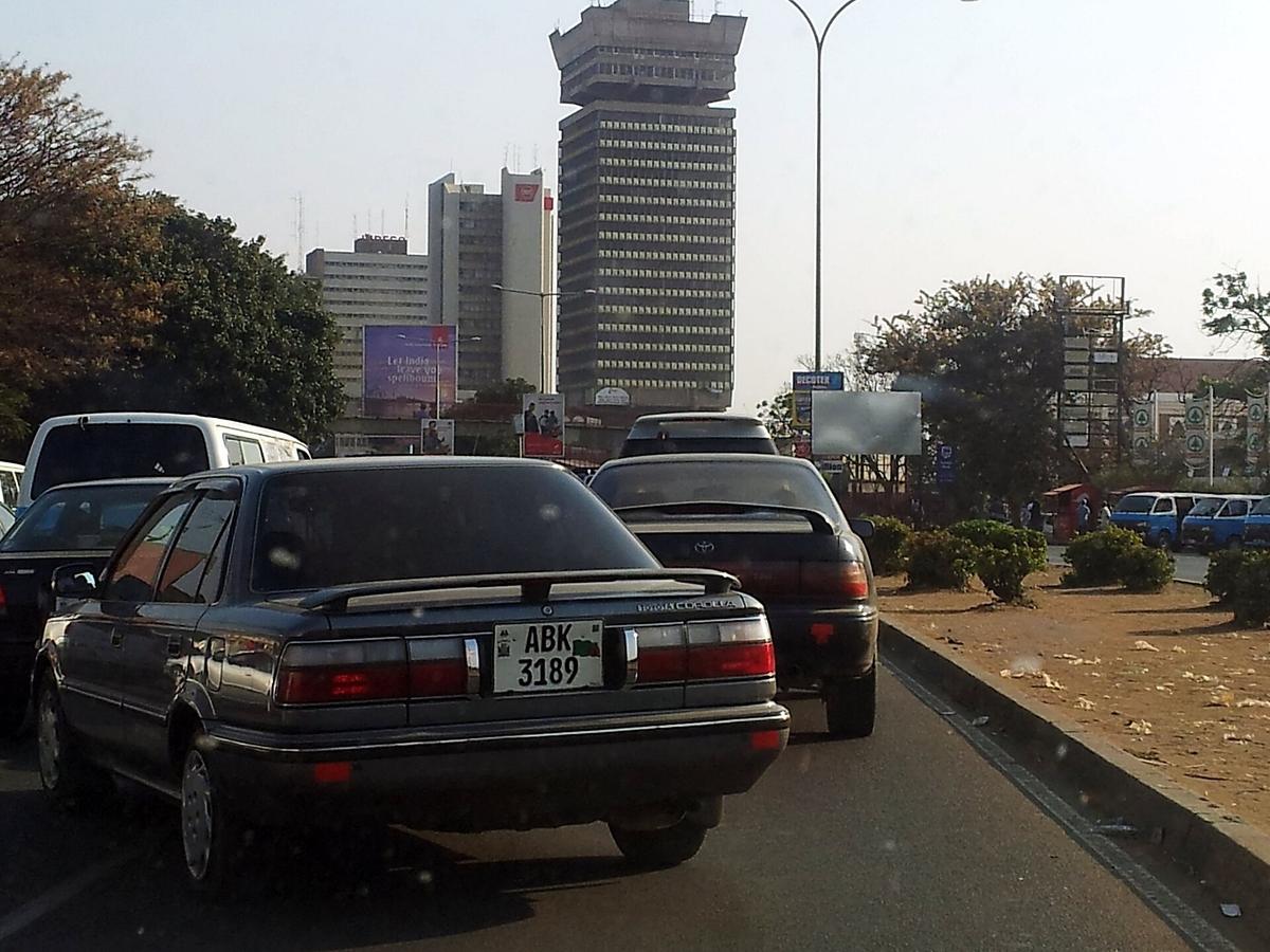 Lusaka street traffic