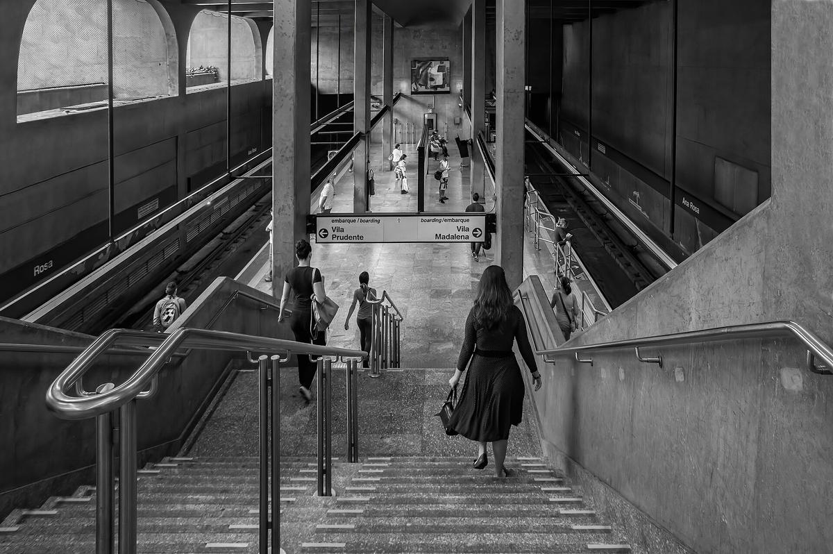 Sao Paulo metro station
