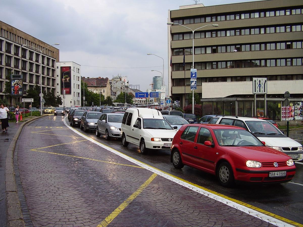 Bratislava street traffic