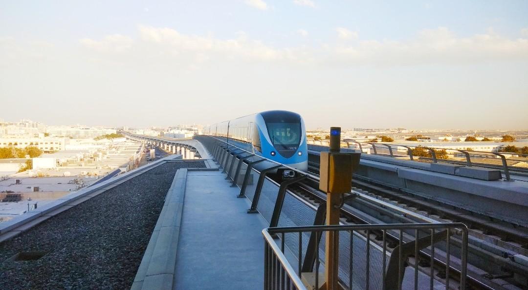 Dubai Metro train