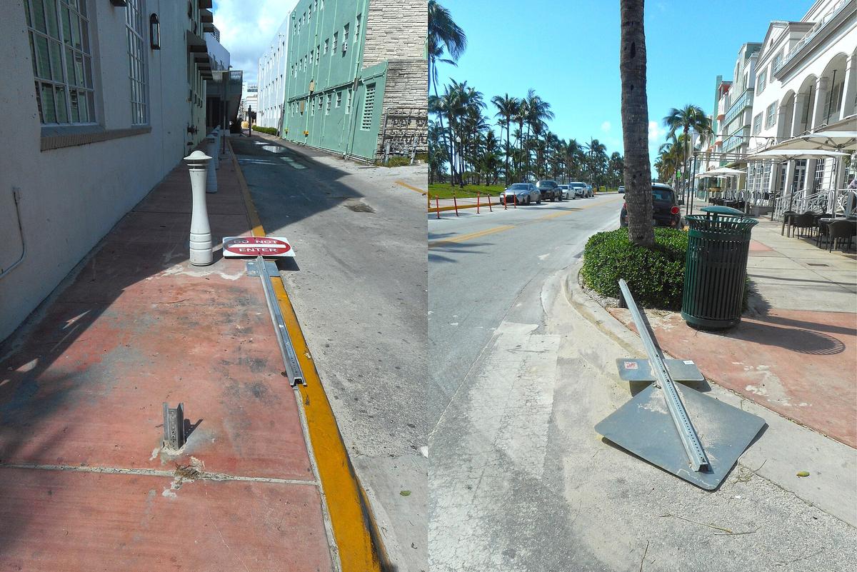 Miami street traffic