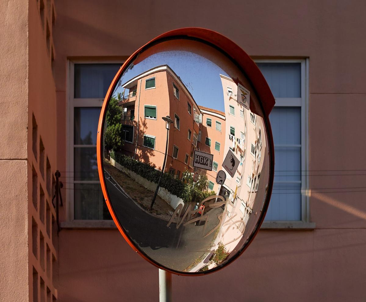 Lisbon street traffic