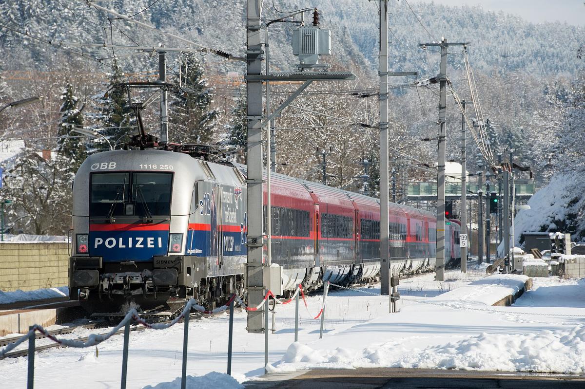 OBB railjet train Austria