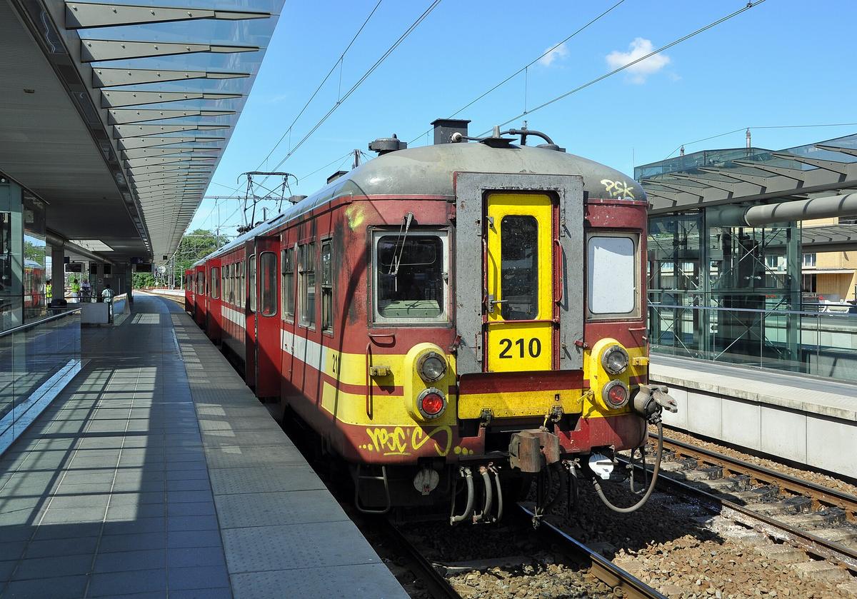 Belgian railway SNCB train