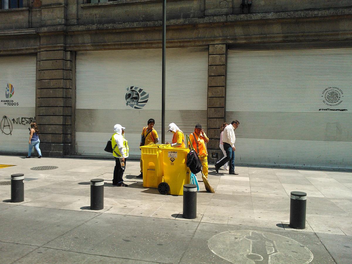 Mexico City street traffic