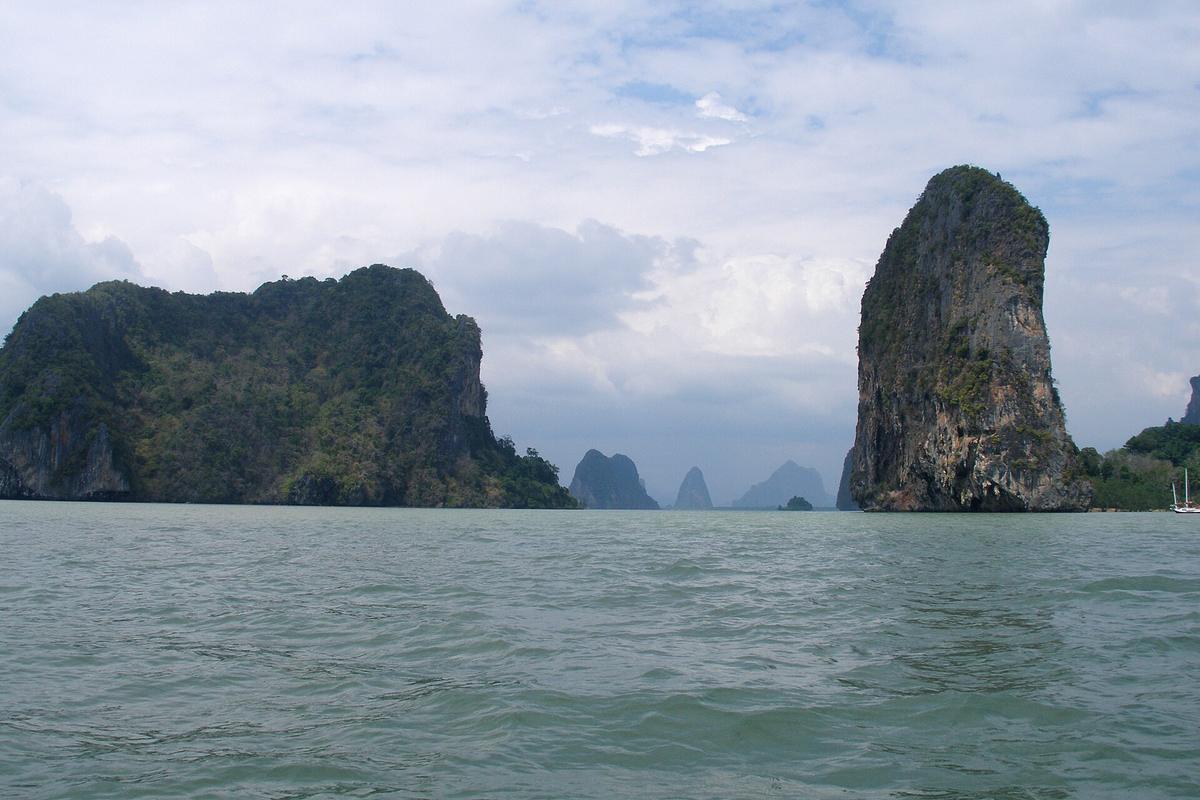 Thai island limestone karst
