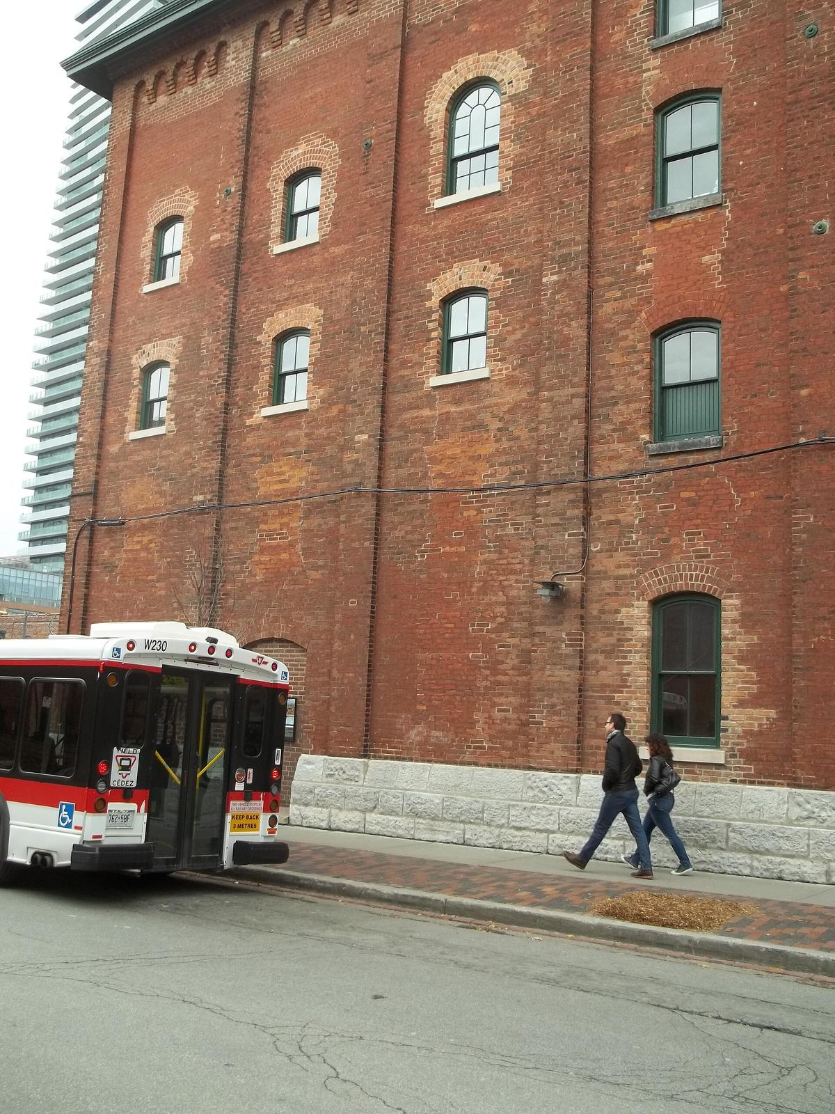 Toronto Distillery District brick