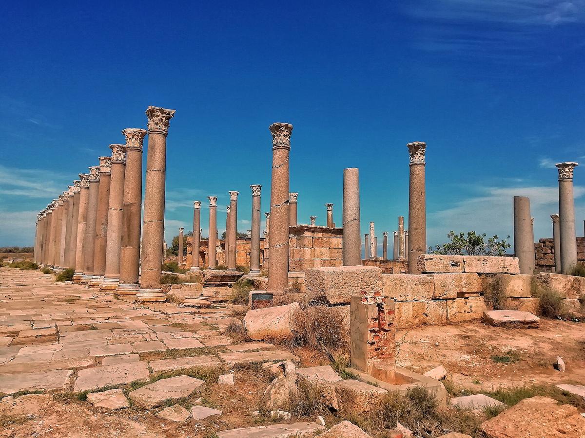 Leptis Magna Roman ruins