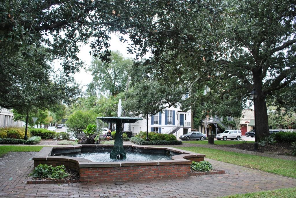 Savannah historic squares Georgia