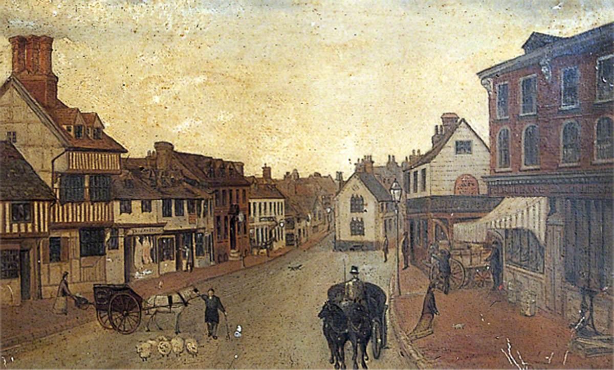 the Middle East town street