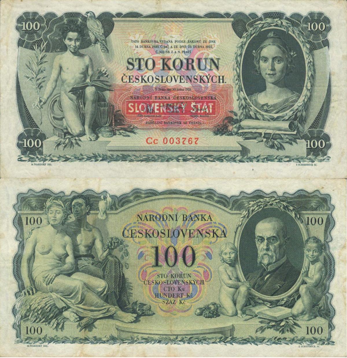 Slovakia banknotes currency