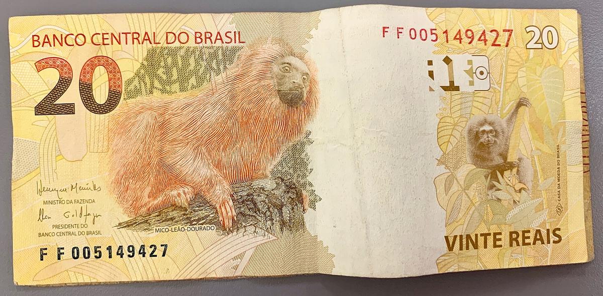 Brazilian real banknotes