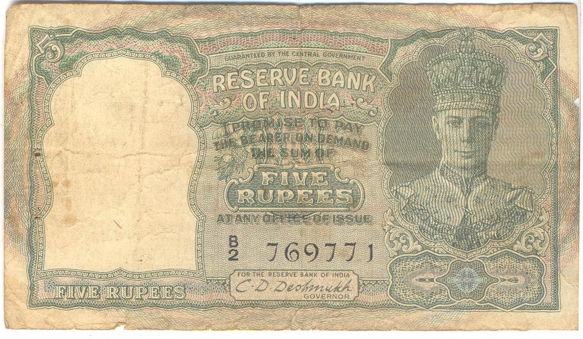 India banknotes currency