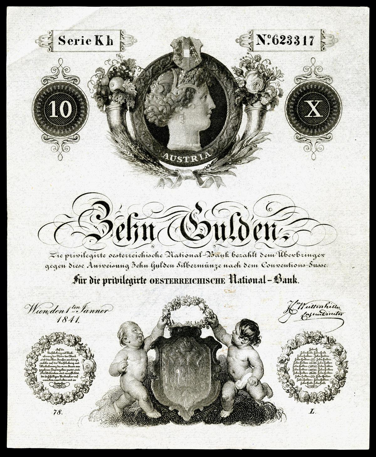 Austria banknotes currency