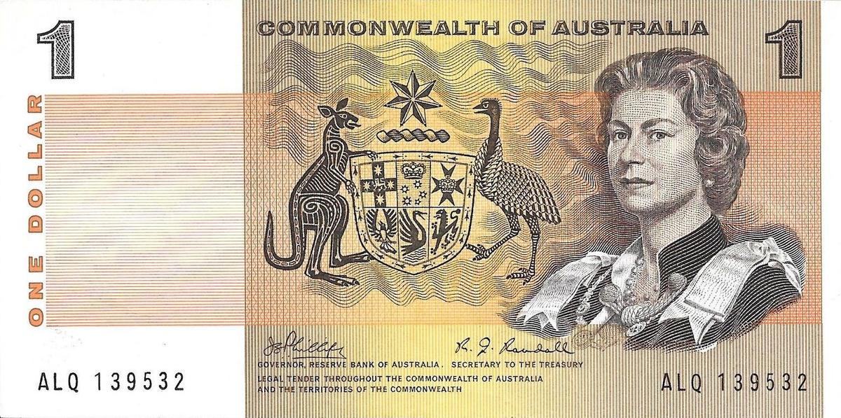 Australian dollar banknotes