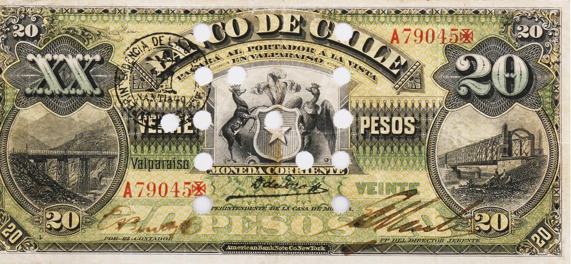Chile banknotes