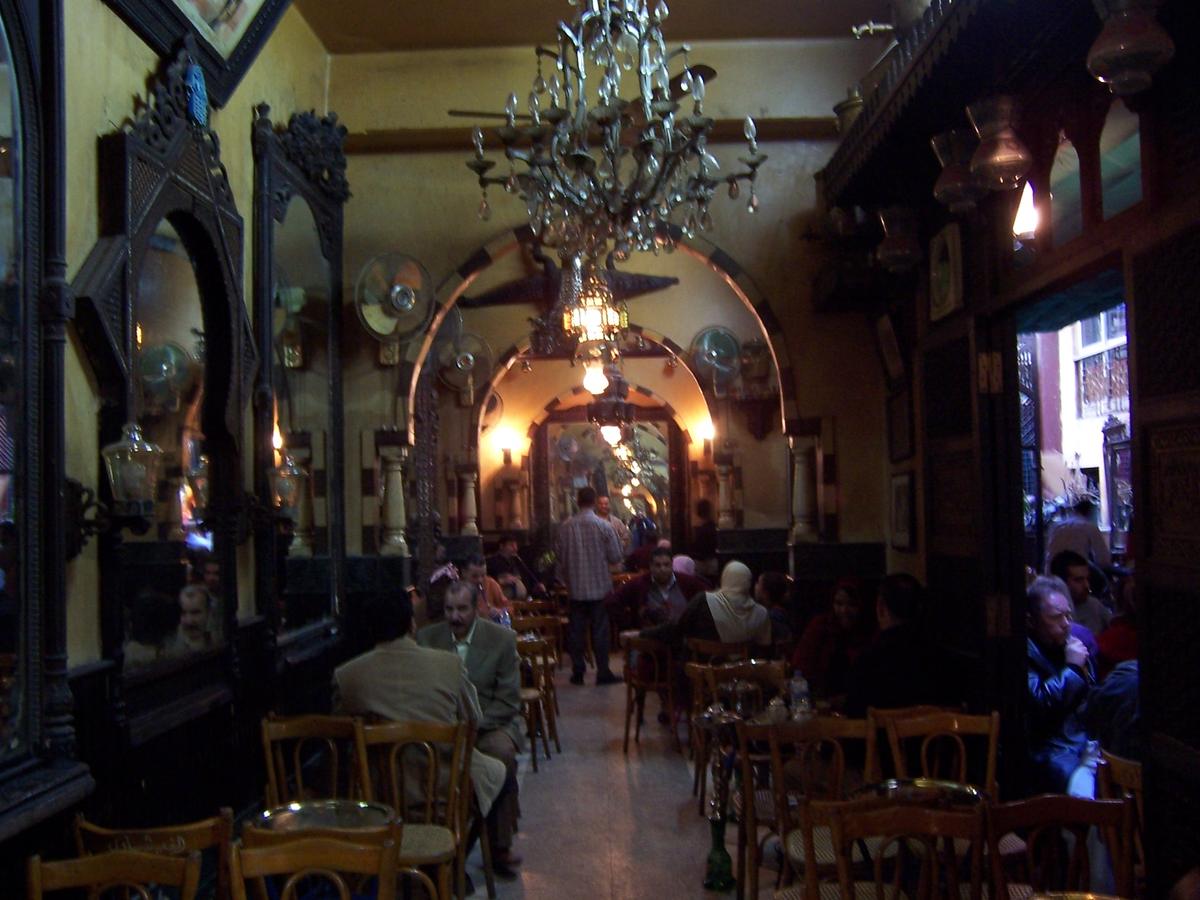 Cairo cafe interior