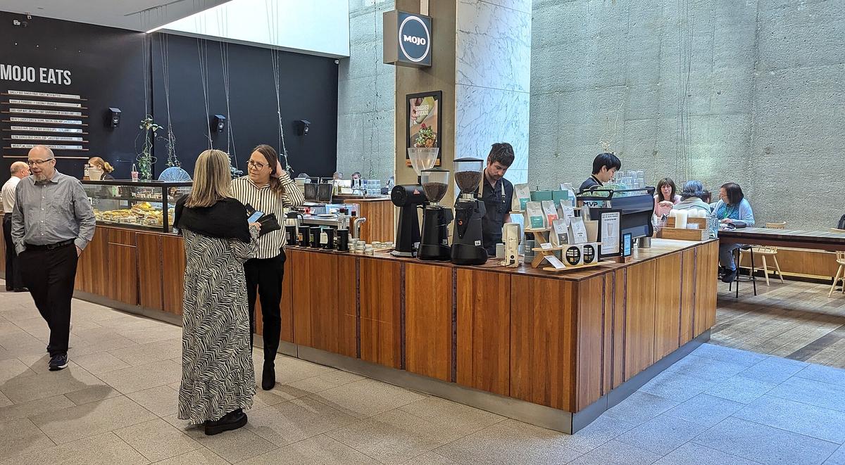 Wellington cafe interior