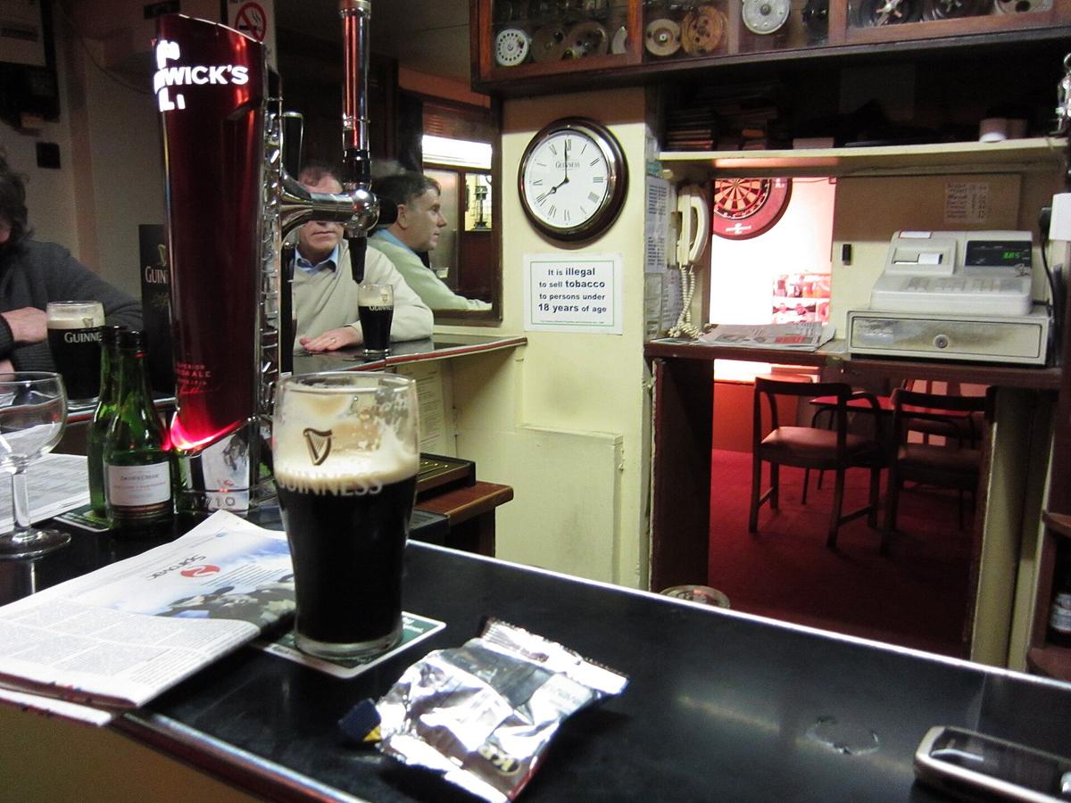 British pub interior
