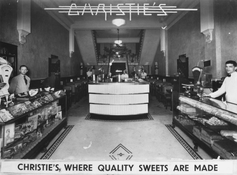 Australian cafe counter