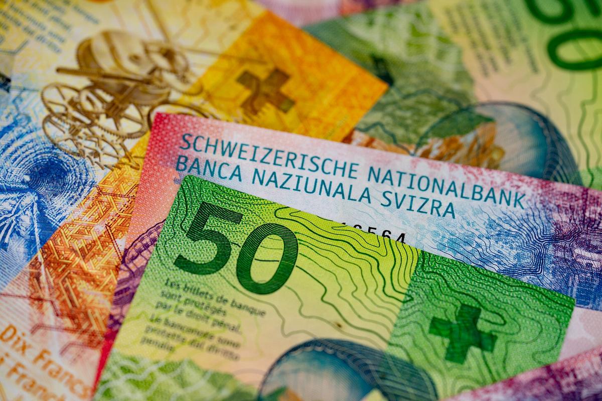 Switzerland banknotes currency