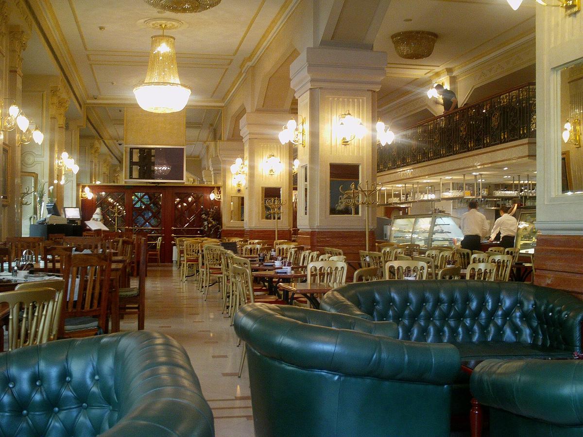 Belgrade cafe interior