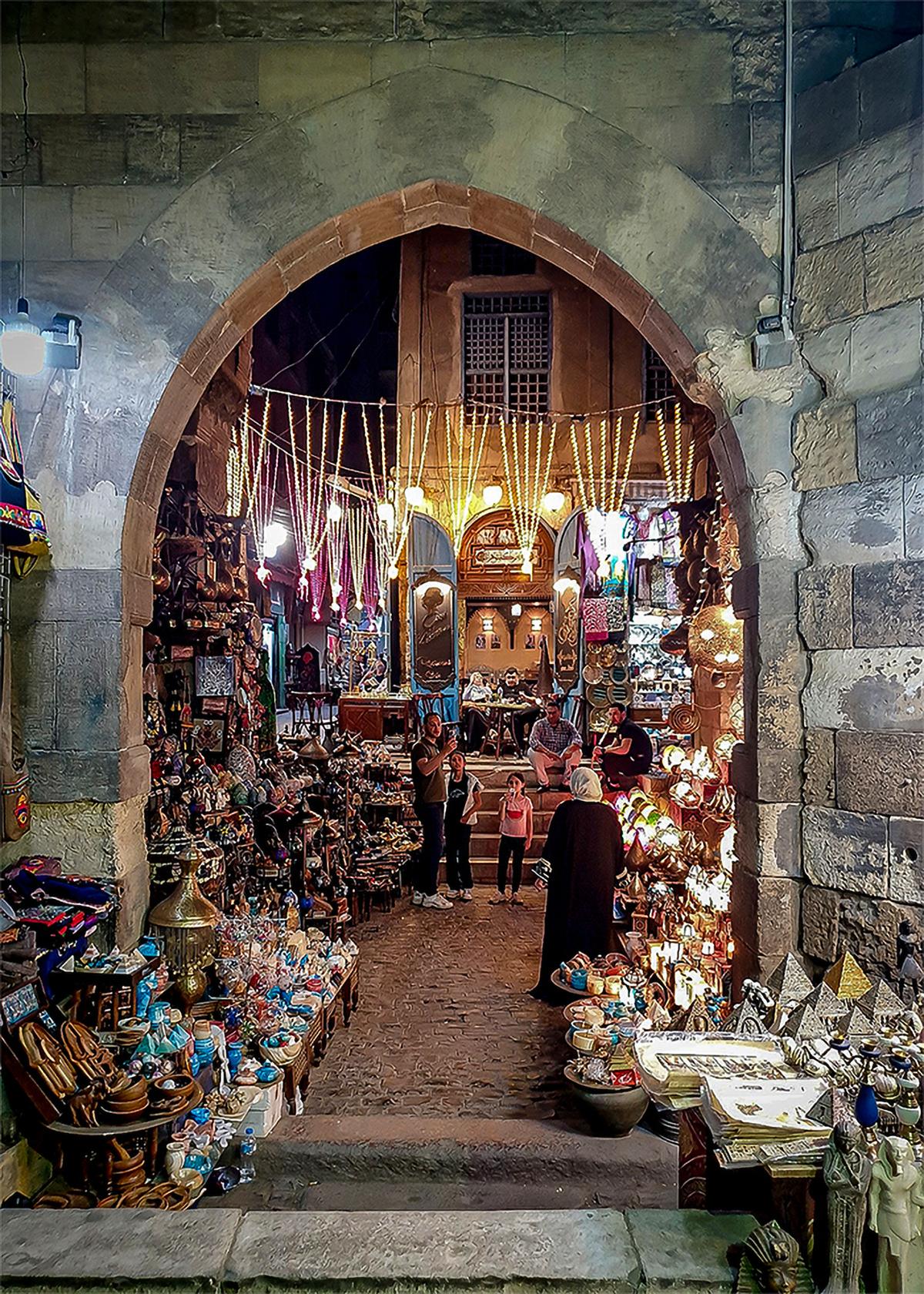 Egyptian Ramadan lanterns street