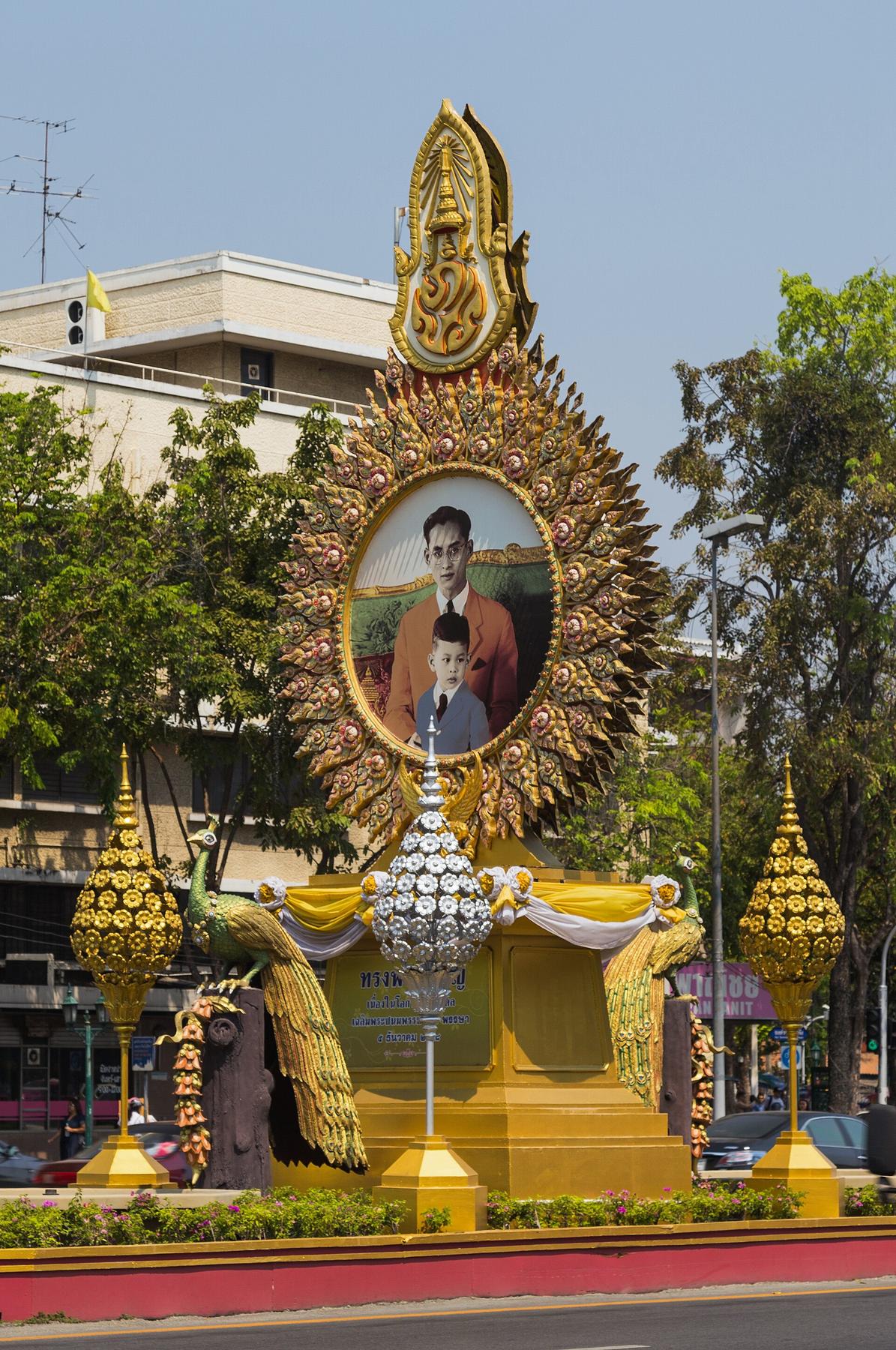 Bangkok street celebration