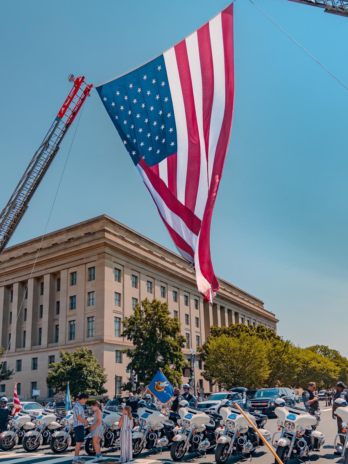 Washington DC street celebration