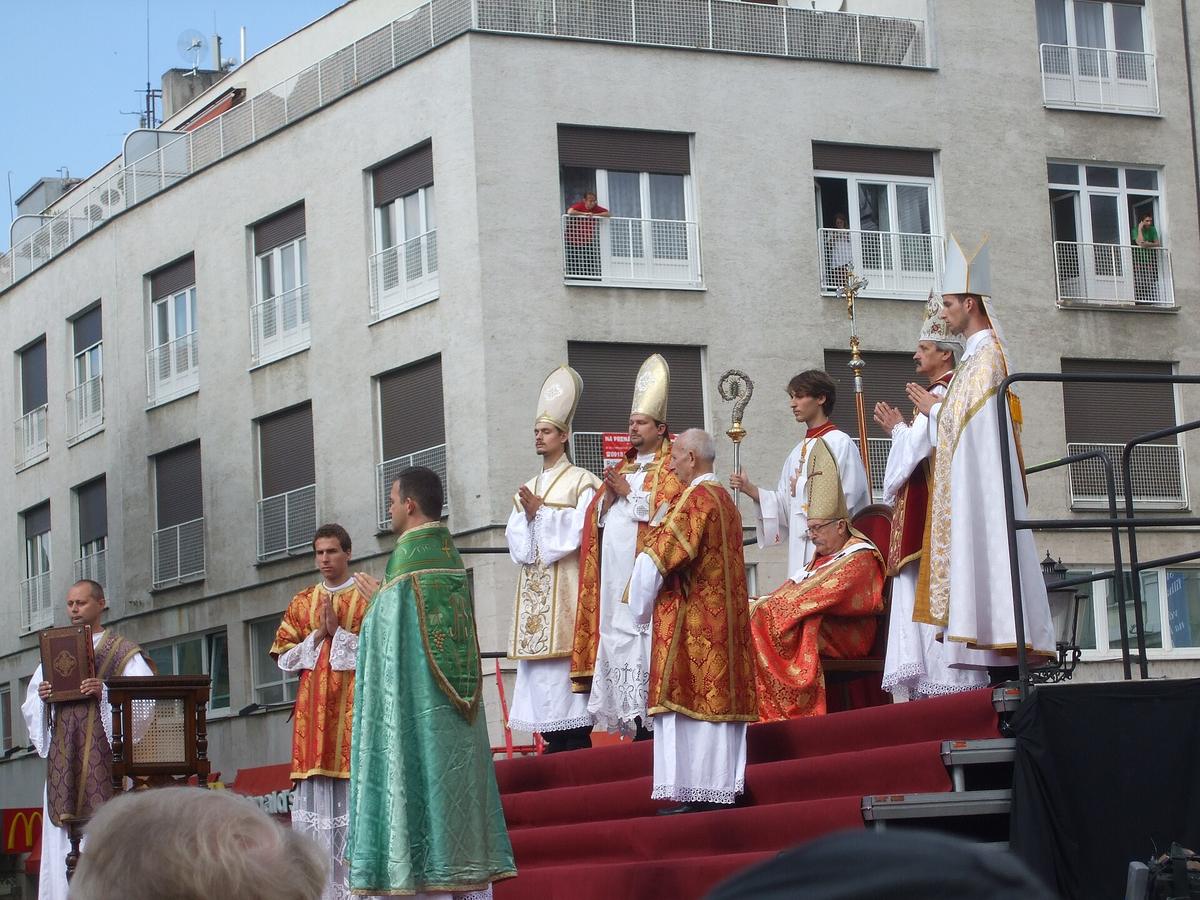 Bratislava street celebration