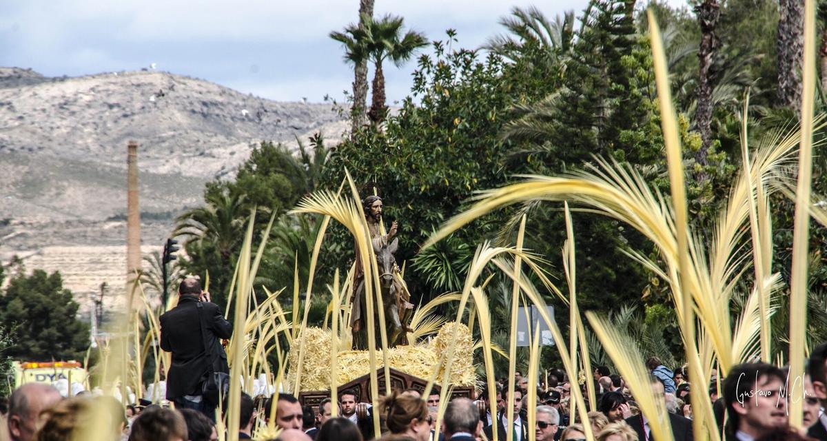 Spanish fiesta procession