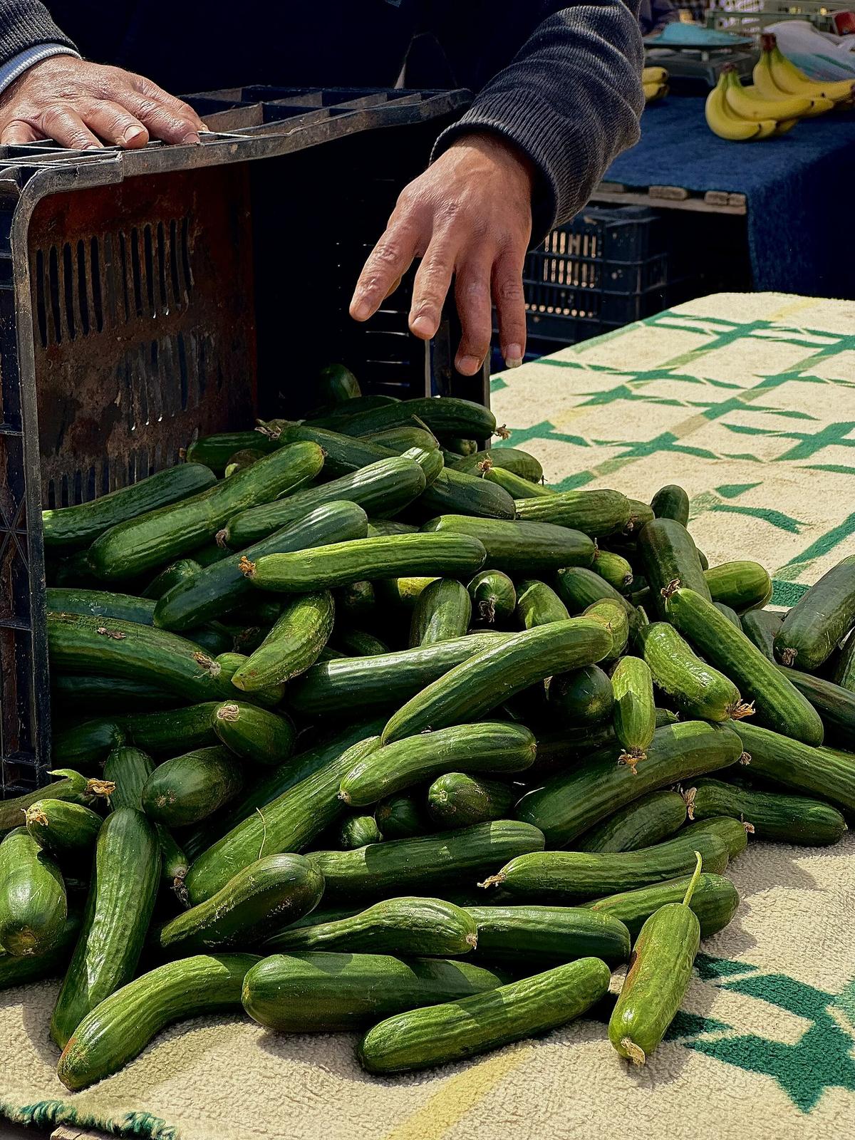 Libyan street market