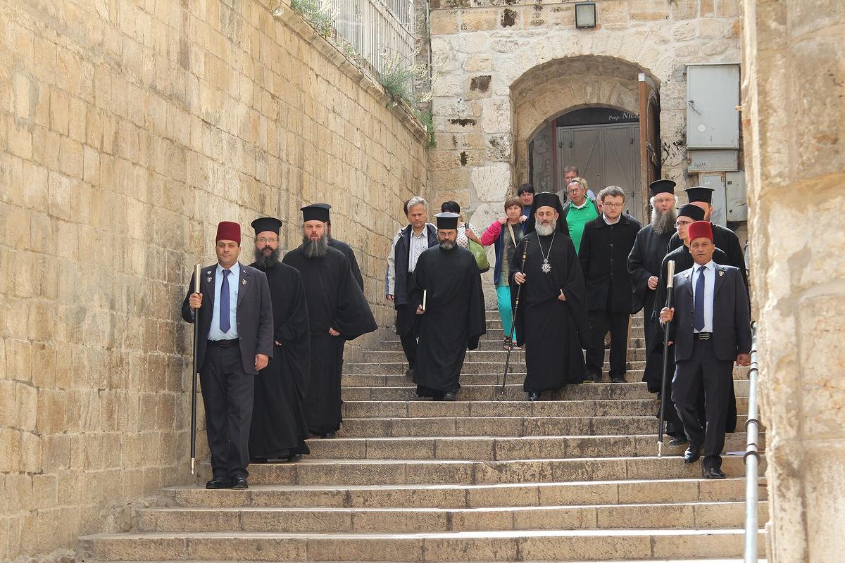 Greek Orthodox Easter procession