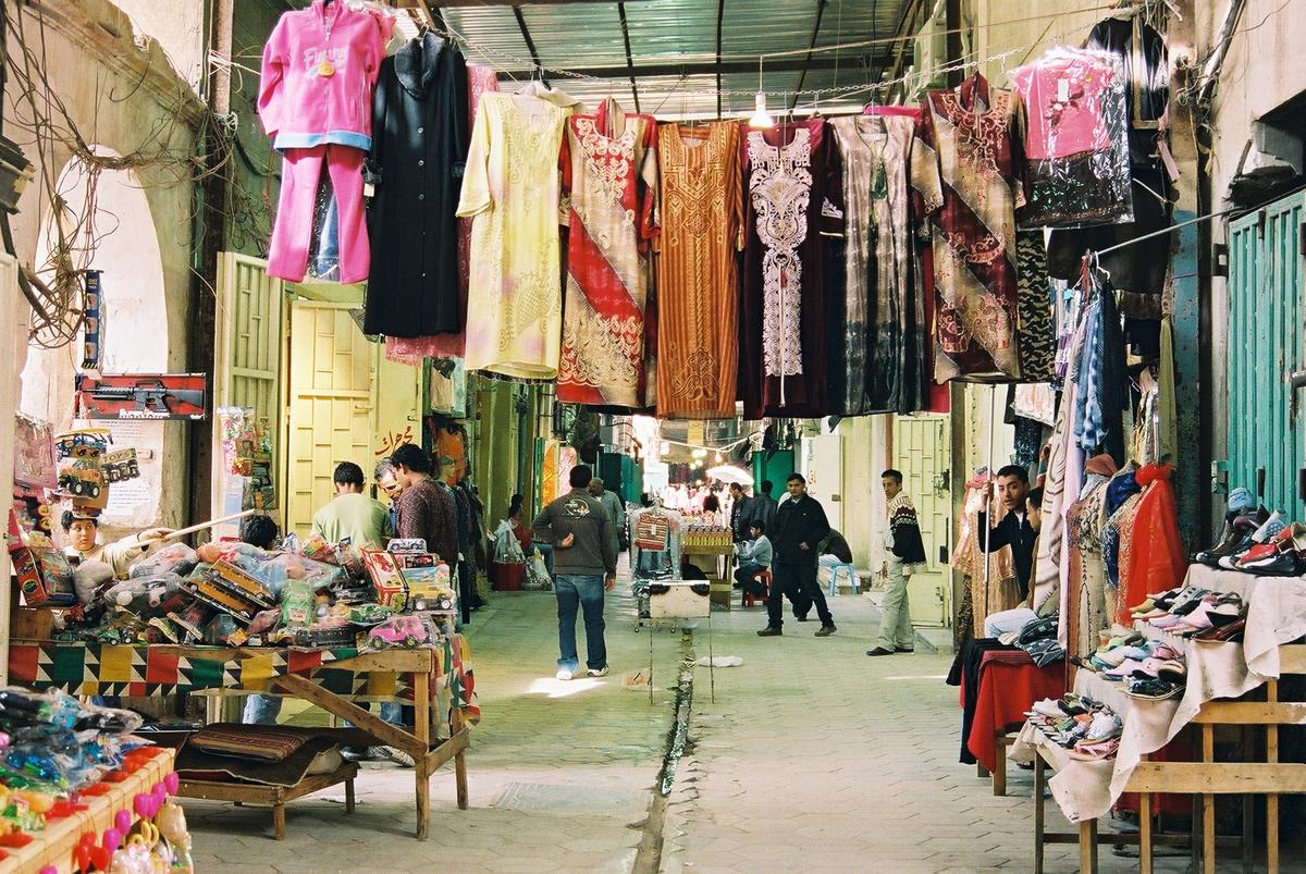Libyan street market