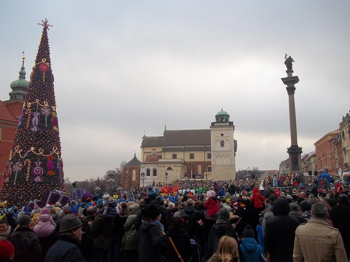 Warsaw street celebration