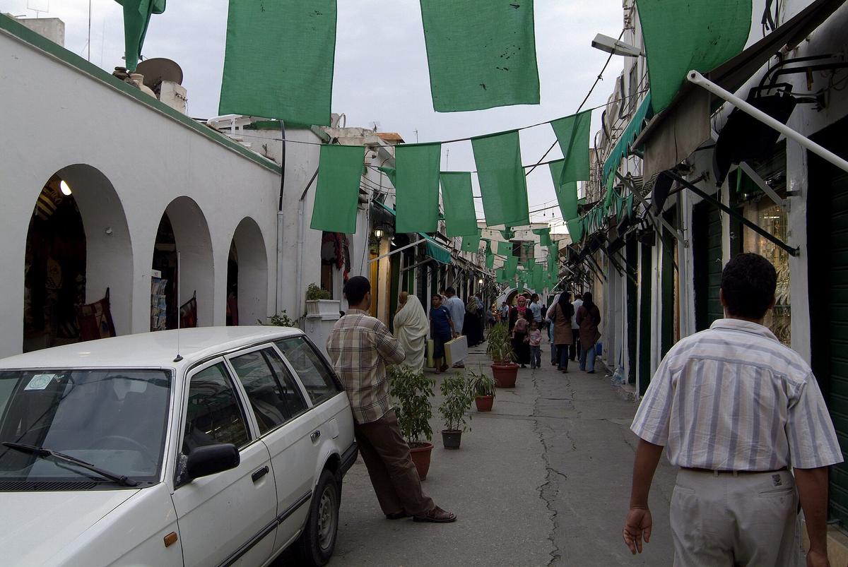Tripoli street celebration