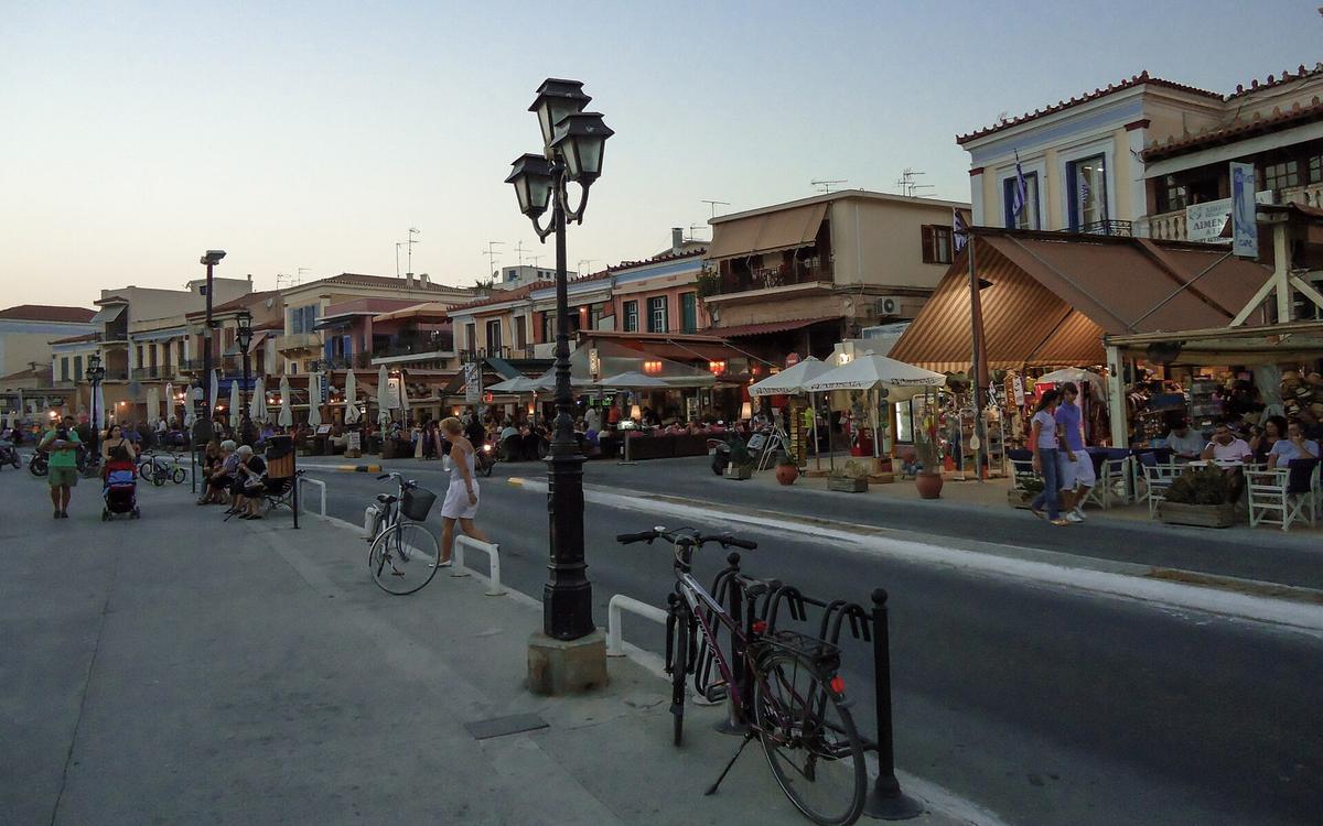 Greek coastal road