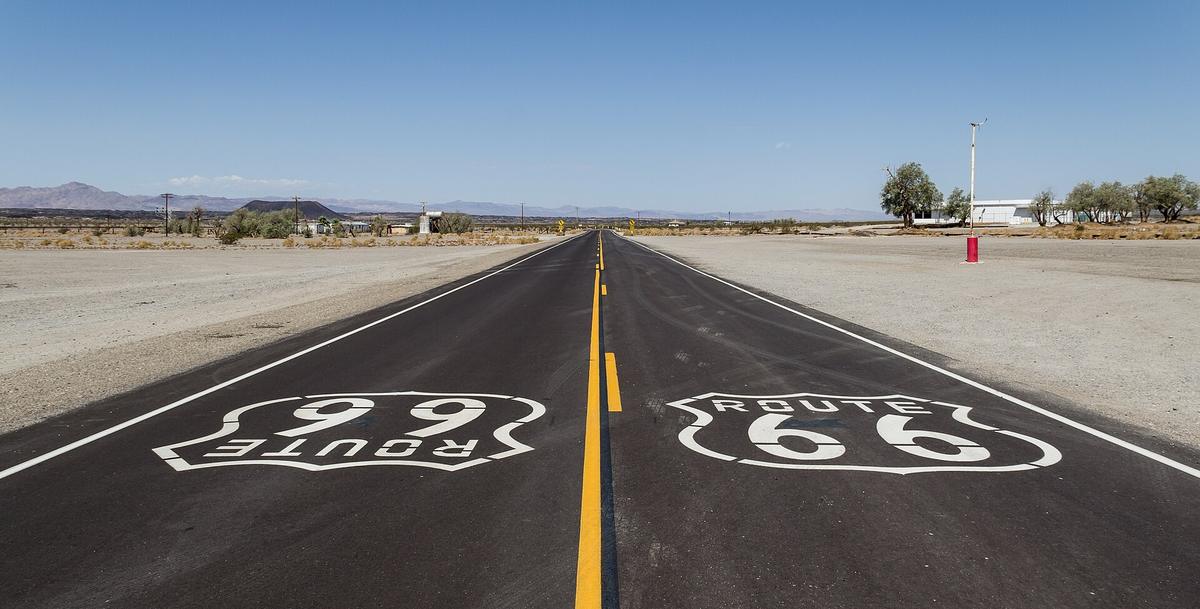 California highway road sign