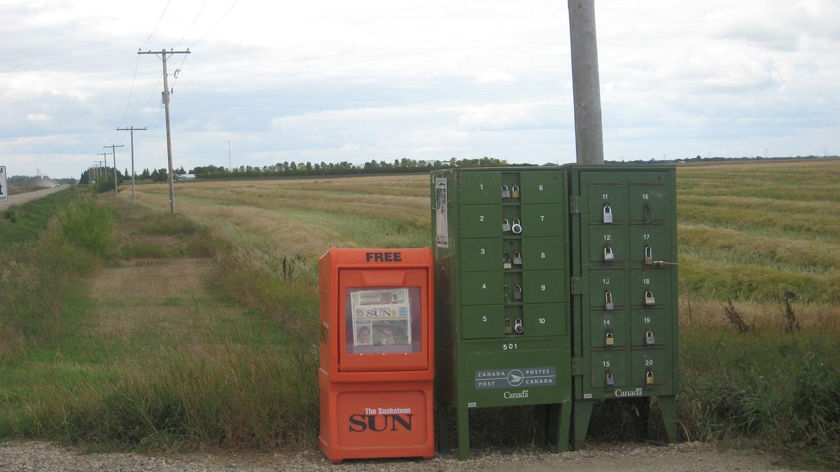 Canadian rural road
