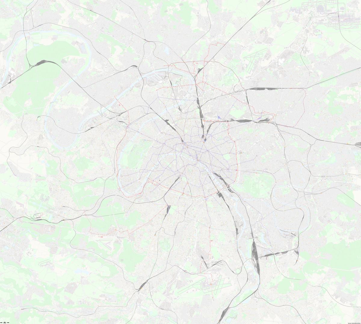 Paris public transport station