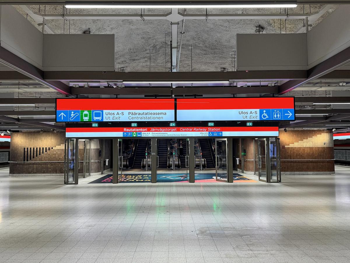 Helsinki public transport station